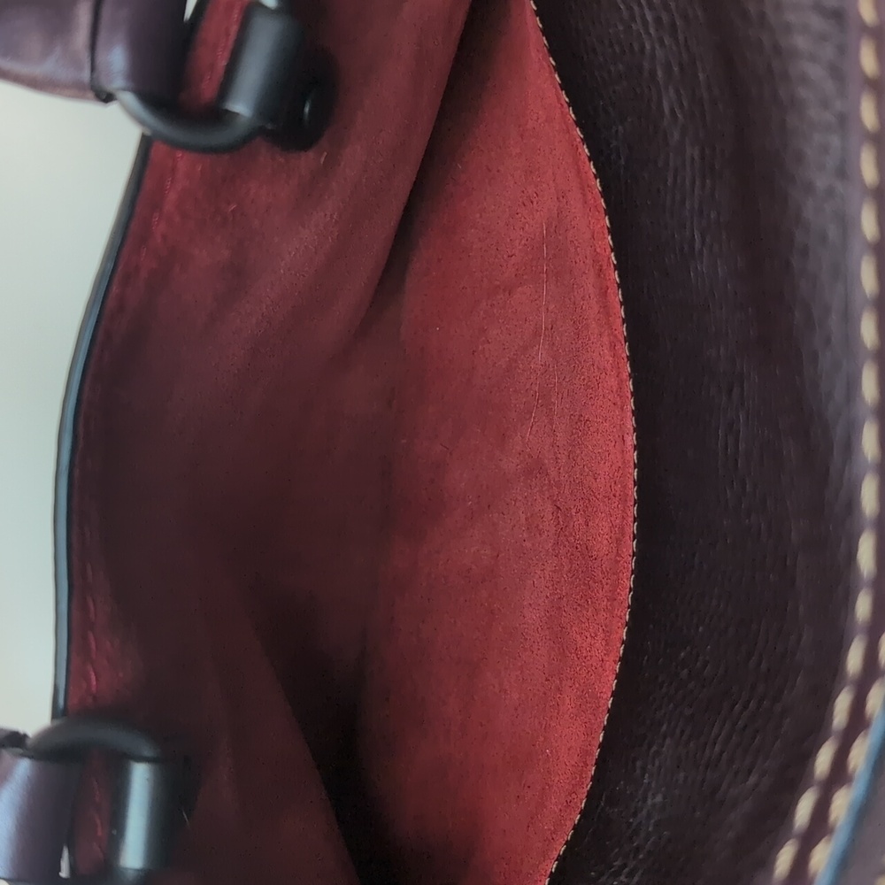 Coach 1941 Rogue Satchel In Oxblood - Picture 10 of 13